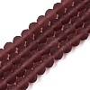 Transparent Glass Beads Strands X-EGLA-A044-T6mm-MD13-1