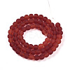 Transparent Glass Beads Strands GLAA-T032-T6mm-MD20-2