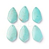 Natural Howlite Pendants TURQ-L031-029-1