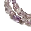Natural Purple Phantom Quartz Purple Lodolite Quartz Beads Strands G-P497-01E-39A-4