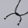 Adjustable Nylon Thread Braided Necklaces NJEW-JN02705-M-5