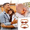 Adjustable Braided Nylon Cord Macrame Pouch Bracelet Making AJEW-SW00013-14-7