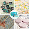 30Pcs Gold Stamping Moon Star Organza Drawstring Gift Bags ABAG-TA0002-21F-9