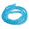 Baking Paint Imitation Jade Glass Bead Strands DGLA-A034-J2MM-A13-5