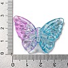 Two Tone Transparent Acrylic Beads X-OACR-E041-06C-3