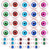 36Pcs 9 Styles Halloween Translucent Resin Decoden Cabochons CRES-WR0001-01-1