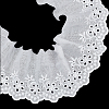 MAYJOYDIY US 7.5 Yrads Flat Cotton Embroidery Ribbon OCOR-MA0001-02-1