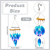 Glass Tassel Wind Chimes AJEW-WH0348-904A-2