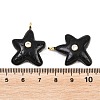 Natural Obsidian Pendants G-H353-01G-03-3