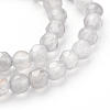Natural Grey Agate Beads Strands X-G-G067-4mm-1-3