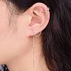 Moon & Star Ear Cuff Wrap Climber Earrings EJEW-K088-09G-4