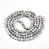 Baking Paint Glass Beads Strands DGLA-N003-6mm-B01-3
