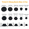 Gorgecraft 20Pcs 5 Style Silicone Hole Plugs AJEW-GF0008-06B-2