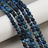 Dyed Natural Regalite/Imperial Jasper/Sea Sediment Jasper Beads Strands G-B124-C04-05-5