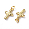 Textured Brass Pendants ZIRC-G160-52G-2