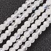 Natural Rainbow Moonstone Bead Strand G-G680-53-1