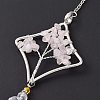 Teardrop Acrylic Beads Big Pendant Decorations HJEW-D029-01P-D-3