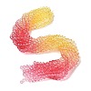 Transparent Painted Glass Beads Strands DGLA-A034-T6mm-A07-1