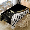 Piano Pattern Linen Tablecloth AJEW-WH0528-69A-6