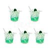 Transparent Resin Big Pendants LS-RESI-TAC0019-04A-1