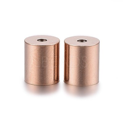 Ion Plating(IP) 304 Stainless Steel Cord Ends STAS-H467-09RG-6mm-1