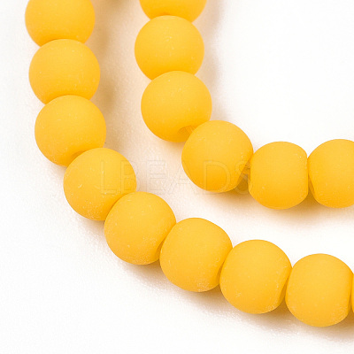 Opaque Glass Beads Strands GLAA-T032-P4mm-MD08-1