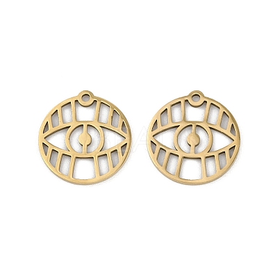 201 Stainless Steel Pendants LS-STAS-U052-02C-G-1