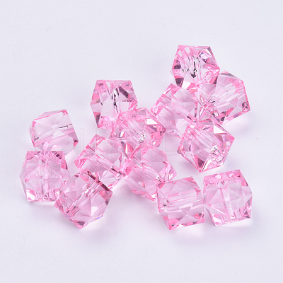 Transparent Acrylic Beads TACR-Q259-10mm-V03-1