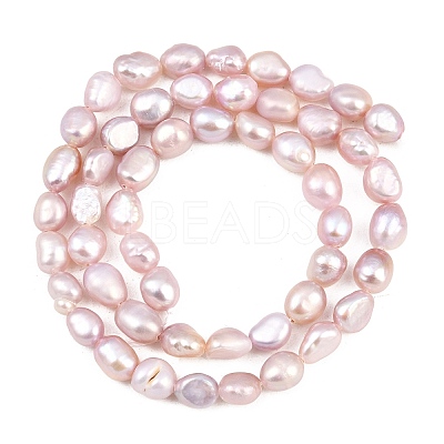 Natural Cultured Freshwater Pearl Beads Strands PEAR-L033-30B-1