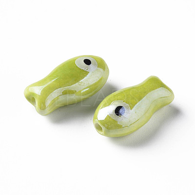 Handmade Porcelain Beads PORC-T007-06-1