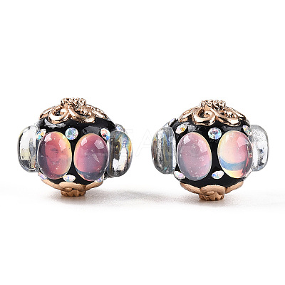 Handmade Indonesia Alloy Beads IPDL-B001-08-1-1