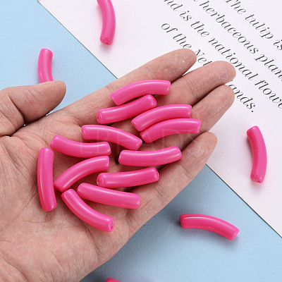 Opaque Acrylic Beads X-MACR-S372-002B-S005-1