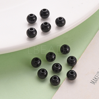 Opaque Acrylic Beads X-MACR-S370-C6mm-S002-1