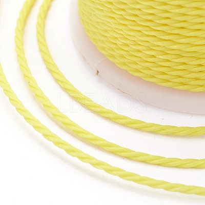 Round Waxed Polyester Cord X-YC-G006-01-1.0mm-04-1