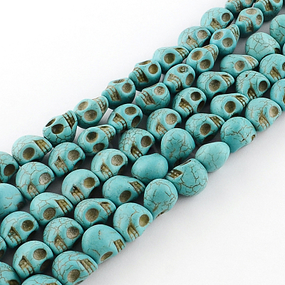 Gemstone Beads Strands TURQ-S105-10x10mm-07-1