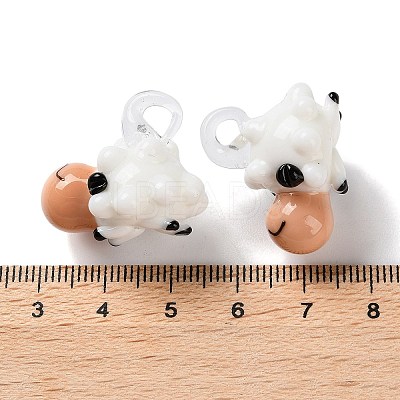 Handmade Lampwork Pendants LAMP-L078-004B-1
