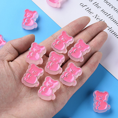 Transparent Acrylic Beads MACR-S374-07B-06-1