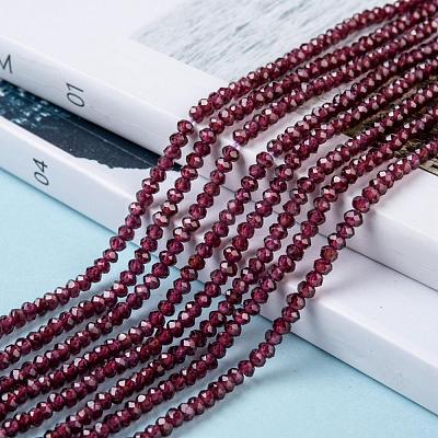 Natural Garnet Beads Strands G-F460-07-1