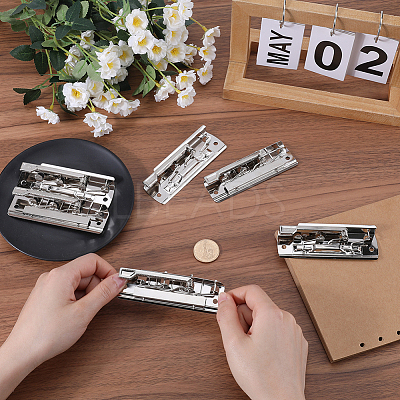 6Pcs 2 Styles Iron Stronge Binder Clips FIND-GF0006-56-1