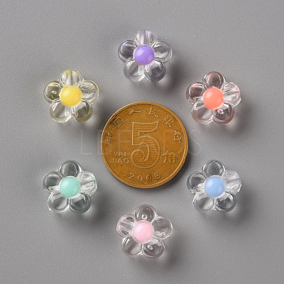 Transparent Acrylic Beads TACR-S152-06A-1