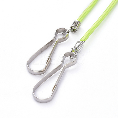 Polyester & Spandex Cord Ropes Eyeglasses Chains AJEW-EH00057-03-1
