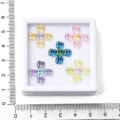 25Pcs Cubic Zirconia Cabochons CU-F002-05B-1