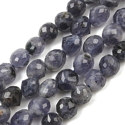 Natural Cordierite/Iolite/Dichroite Beads Strands GG-CBA9A7F-A02-1