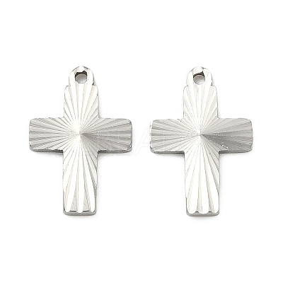 304 Stainless Steel Pendants STAS-C167-08B-P-1