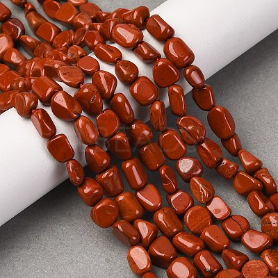 Natural Red Jasper Beads Strands G-G146-A04-01-1