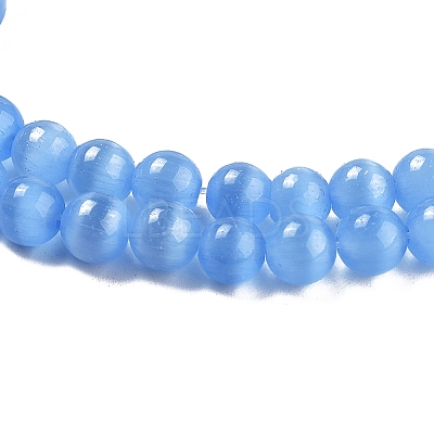 Cat Eye Beads Strands X-CE-R002-6mm-07-1