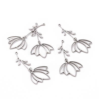 Non-Tarnish 201 Stainless Steel Big Pendants STAS-S105-LA364-1-1