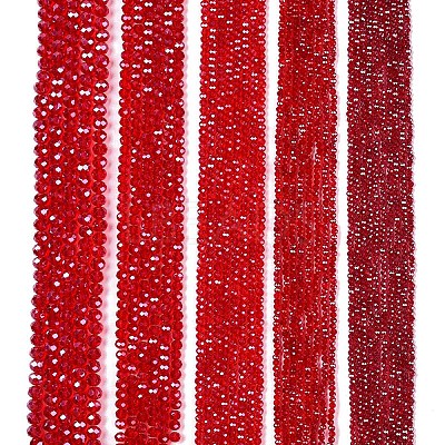 Electroplate Glass Beads Strands EGLA-A044-T8mm-A01-1