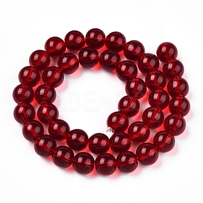 Transparent Glass Beads Strands X-GLAA-T032-T4mm-20-1