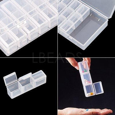 Polypropylene Plastic Bead Storage Containers CON-BC0004-88A-1